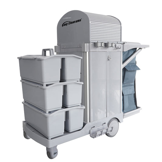S135 Locked Door Janitorial Cart for Office, Hospital and Mall